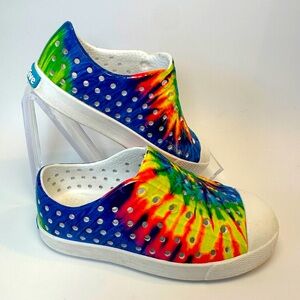 Native Tie Dye Rainbow Toddler Kids Shoes‎ C7